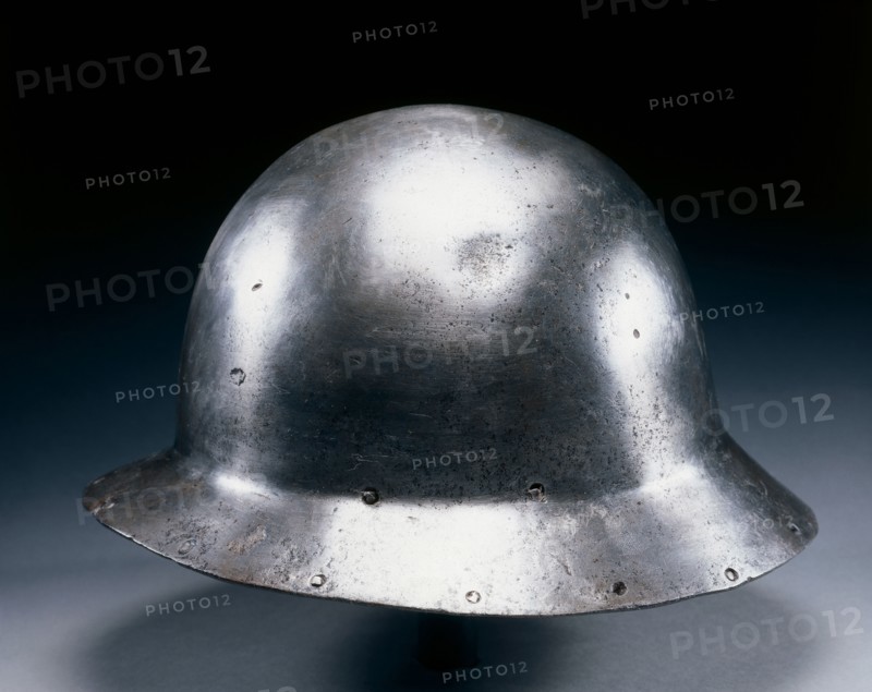 Kettle Hat (War Hat), c. 1460. Italy, 15th century. Steel; overall: 30.3 x 25.9 x 17.5 cm (11 15/16 x 10 3/16 x 6 7/8 in.).