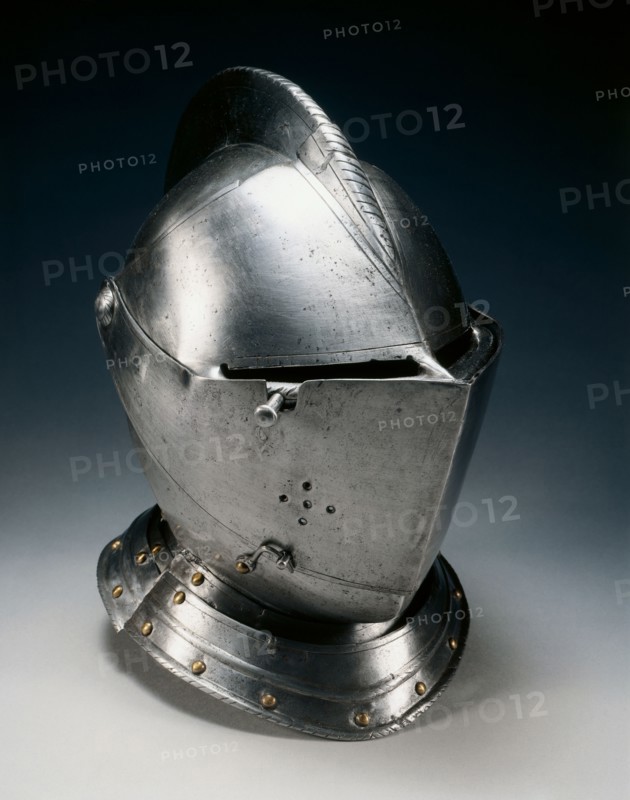 Suit of Armor, c.1550-1570. Germany, 16th century. Iron, steel, leather and brass rivets; overall: 34.5 x 20 x 31.2 cm (13 9/16 x 7 7/8 x 12 5/16 in.)