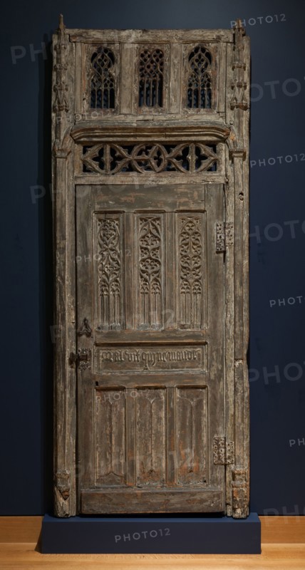 Door and Frame, late 1400s. France, late 15th century. Oak with traces of polychromy; overall: 278.9 x 104.8 x 14 cm (109 13/16 x 41 1/4 x 5 1/2 in.)