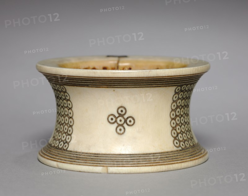 Bracelet, c. 1900. Central Africa, Democratic Republic of the Congo, Kuba, 20th century. Ivory; diameter: 5.3 cm (2 1/16 in.); overall: 5.3 cm (2 1/16 in.)