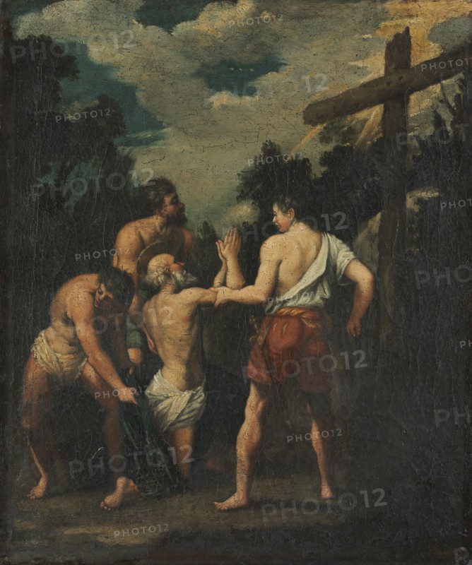 Martyrdom of Saint Andrew, 1600s. Copy after Guido Reni (Italian, 1575-1642). Oil on canvas; framed: 55.3 x 47 x 7.7 cm (21 3/4 x 18 1/2 x 3 1/16 in.); unframed: 40.7 x 34.6 cm (16 x 13 5/8 in.).