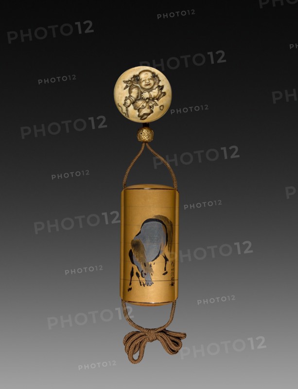 Inro, early 19th century. Japan, Edo Period (1615-1868). Lacquer; overall: 8.9 x 4.2 cm (3 1/2 x 1 5/8 in.).