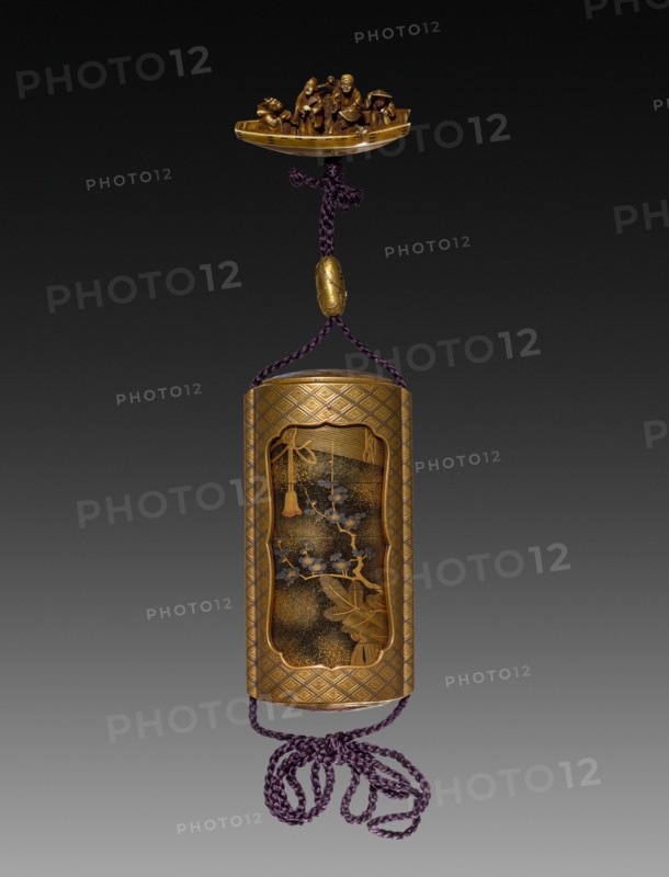 Inro, late 18th century. Japan, Edo Period (1615-1868). Lacquer; overall: 12.6 x 5.6 cm (4 15/16 x 2 3/16 in.).
