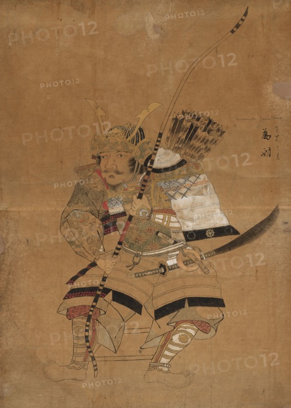 Minemotto Tametomo in Armor, 1615-1868. Japan, Ukiyo-e School, Edo Period (1615-1868). overall: 38.8 x 55 cm (15 1/4 x 21 5/8 in.).