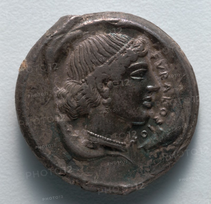 Tetradrachm, 478-467 BC. Greece, 5th century BC. Silver; diameter: 2.6 cm (1 in.).