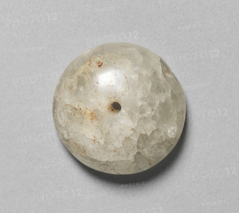 Bead, 700s. Korea, Unified Silla period (676-935). Glass; diameter: 3.7 cm (1 7/16 in.).
