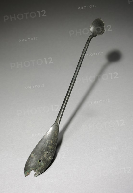 Spoon with Dual Heads, 918-1392. Korea, Goryeo period (918-1392). overall: 23.1 cm (9 1/8 in.).