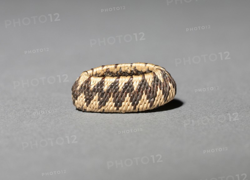 Miniature Rhomboidal Basket, late 1800s-early 1900s. California, Pomo, late 19th-early 20th century. Plant materials; overall: 2.3 cm (7/8 in.).