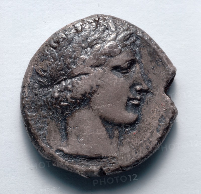Tetradrachm, 466-422 BC. Greece, 5th century BC. Silver; diameter: 2.6 cm (1 in.).
