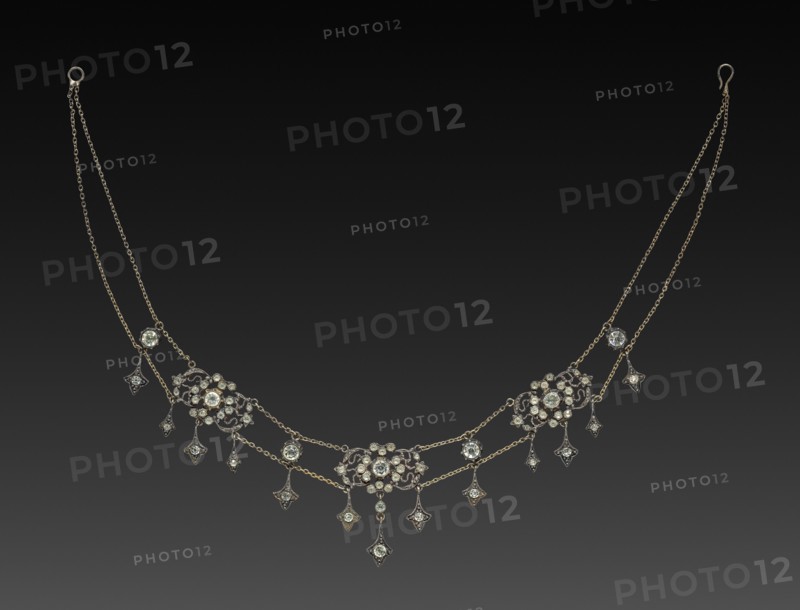 Necklace of Brilliants, 1700s. France, 18th century. Brilliants; overall: 20.4 cm (8 1/16 in.).