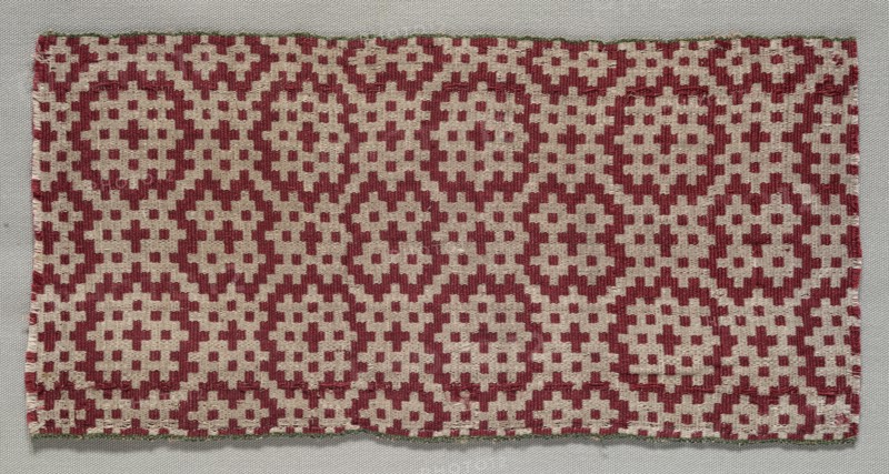 Textile Fragment, 19th century. Morocco, 19th century. Plain compound cloth; silk; average: 23.8 x 11.6 cm (9 3/8 x 4 9/16 in.)