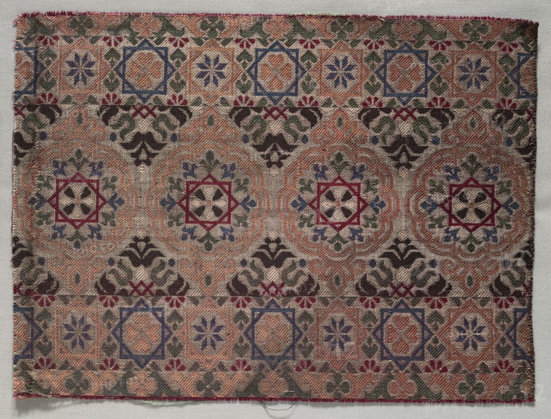 Fragment of Cloth, 19th century. Morocco, 19th century. overall: 24.1 x 32.3 cm (9 1/2 x 12 11/16 in.).