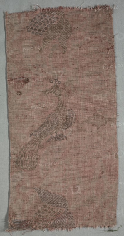 Brocade Textile, 1600s. Italy, 17th century. Brocade; silk and metal; overall: 49 x 24 cm (19 5/16 x 9 7/16 in.)