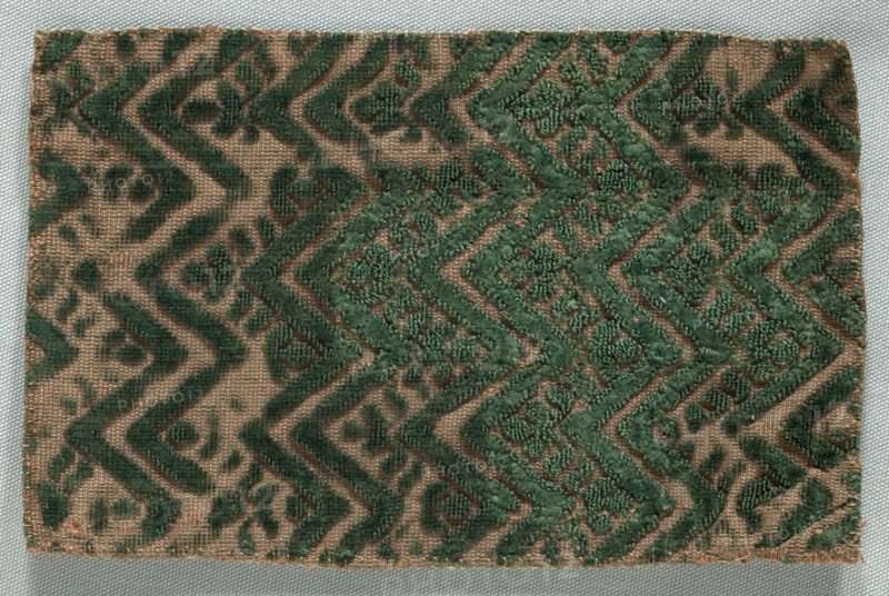 Velvet Fragment, late 1500s - 1600s. Italy, late 16th - 17th century. Velvet; overall: 14.3 x 9 cm (5 5/8 x 3 9/16 in.)