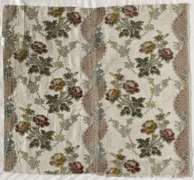Velvet Fragment, 1700s. Italy, 18th century. Velvet; overall: 46.5 x 51 cm (18 5/16 x 20 1/16 in.)
