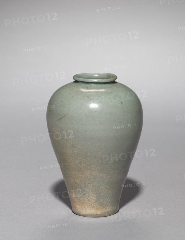Miniature Jar, 1100s. Korea, Goryeo period (918-1392). Celadon; overall: 11.4 cm (4 1/2 in.).