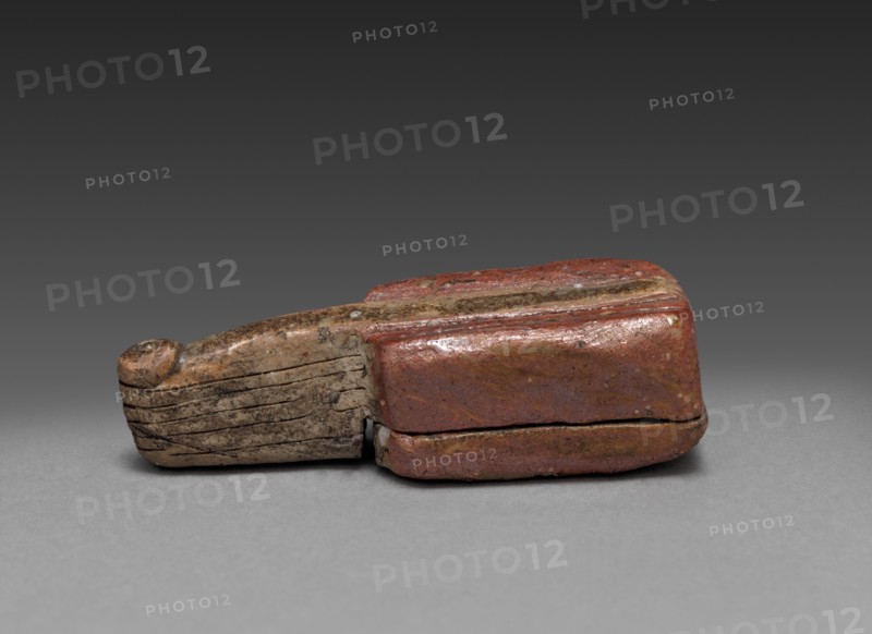 Ink Box, 1800s. Japan, 19th century. Pottery; overall: 7.7 cm (3 1/16 in.).