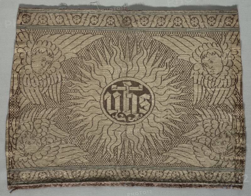 Band for Dalmatic, 1500s. Italy, 16th century. Brocade; overall: 34.9 x 48.2 cm (13 3/4 x 19 in.).