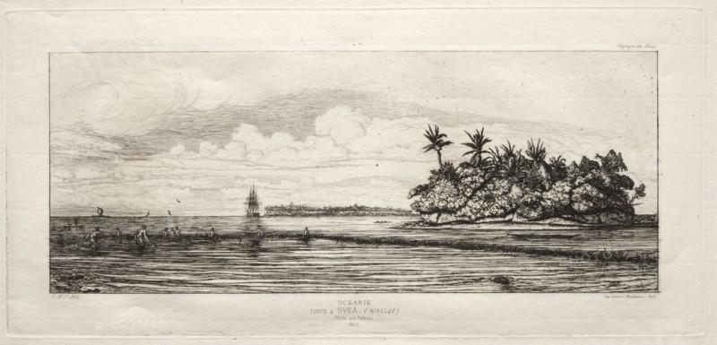 Oceanie, 1845. Charles Meryon (French, 1821-1868). Etching