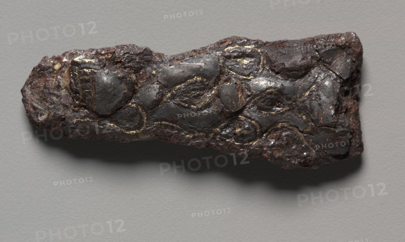 Buckles, 600s. Merovingian, Burgundian, Migration period, 7th century. Iron with silver overlay; part 1: 6.4 cm (2 1/2 in.).