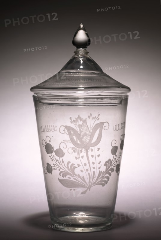 Flip Glass, late 1700s. America, late 18th century. Glass; overall: 33.7 x 16.5 cm (13 1/4 x 6 1/2 in.).