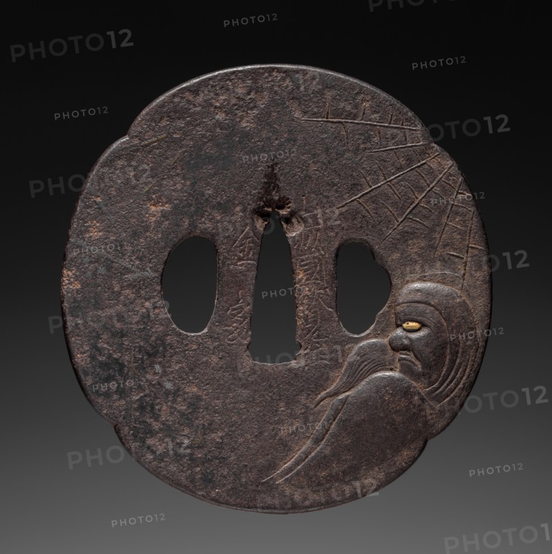 Sword Guard, late 17th century. Japan, Edo Period (1615-1868). Iron; diameter: 8 cm (3 1/8 in.).