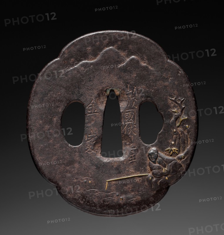 Sword Guard, late 17th century. Japan, Edo Period (1615-1868). Iron; overall: 7 x 7.4 cm (2 3/4 x 2 15/16 in.).