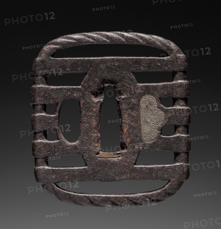 Sword Guard, 1615-1868. Japan, Edo period (1615-1868). Iron; overall: 6.8 x 6.1 cm (2 11/16 x 2 3/8 in.).