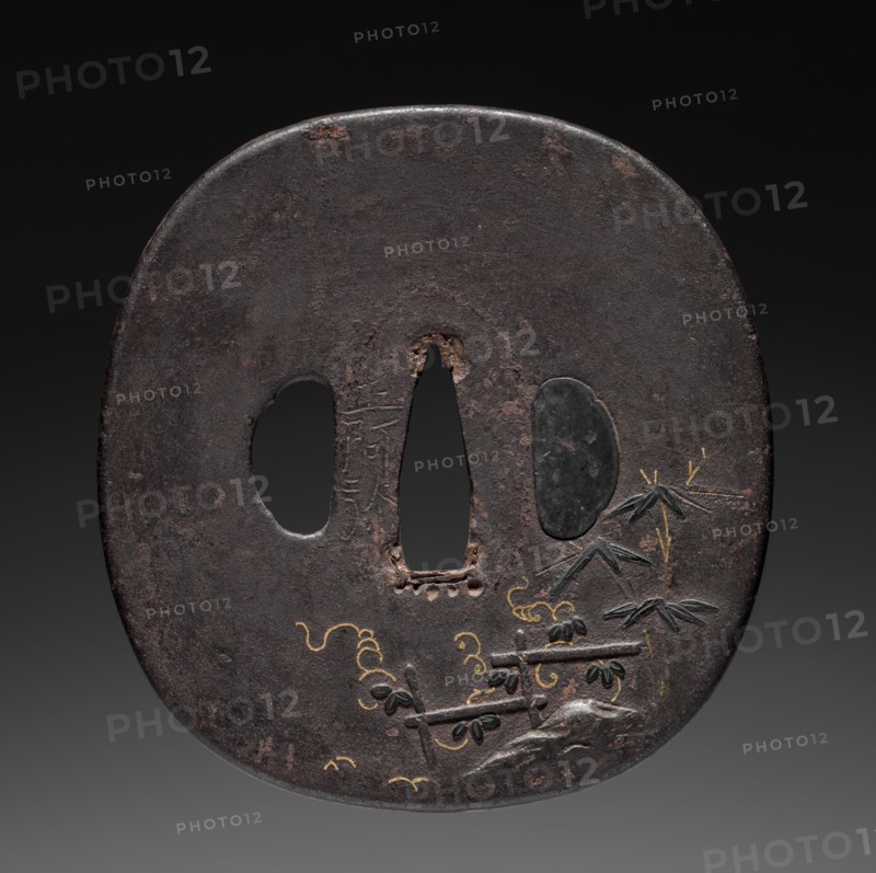 Sword Guard, early 19th century. Japan, Edo Period (1615-1868). Iron; overall: 8 x 8.4 cm (3 1/8 x 3 5/16 in.).