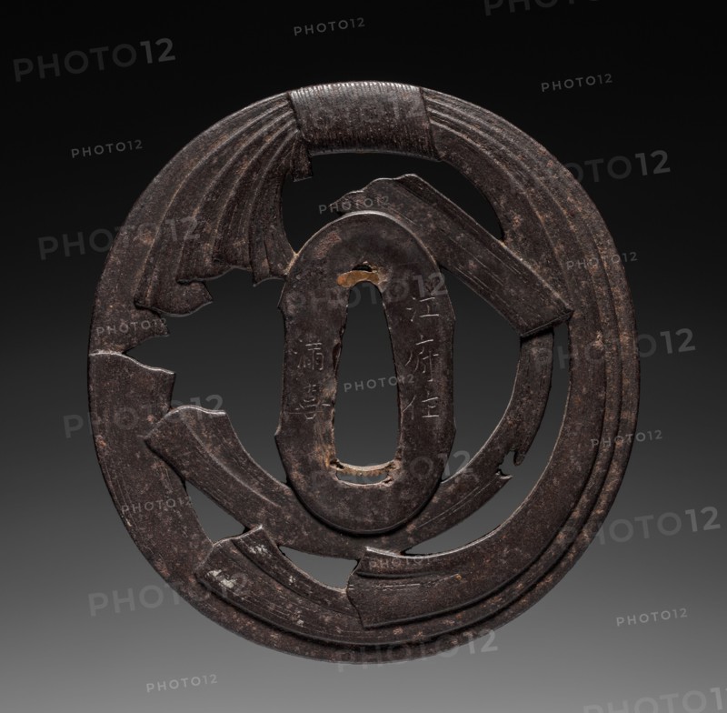Sword Guard, early 19th century. Japan, Edo Period (1615-1868). Iron; diameter: 7.4 cm (2 15/16 in.).