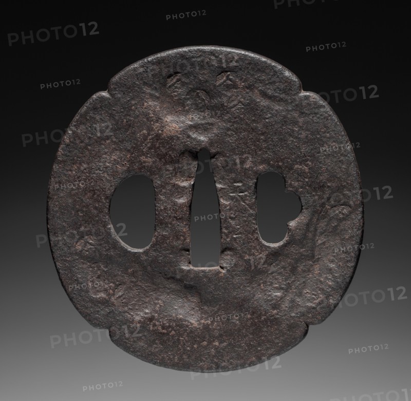 Sword Guard, early 19th century. Japan, Edo Period (1615-1868). Iron; diameter: 8.4 cm (3 5/16 in.).