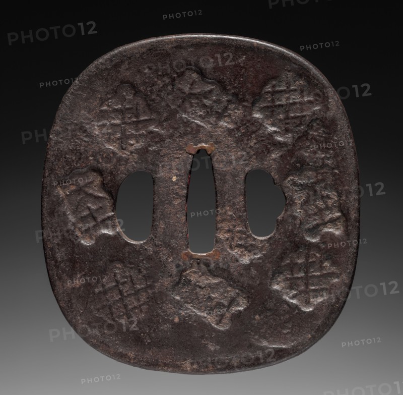 Sword Guard, 1573-1592. Japan, Momoyama period (1573-1615). Iron; overall: 8.4 x 8.6 cm (3 5/16 x 3 3/8 in.).