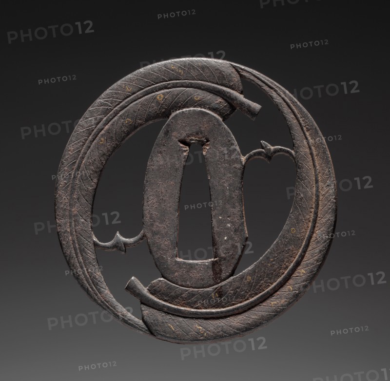 Sword Guard, 1615-1868. Japan, Chosu school, Edo period (1615-1868). Iron; diameter: 7 cm (2 3/4 in.).