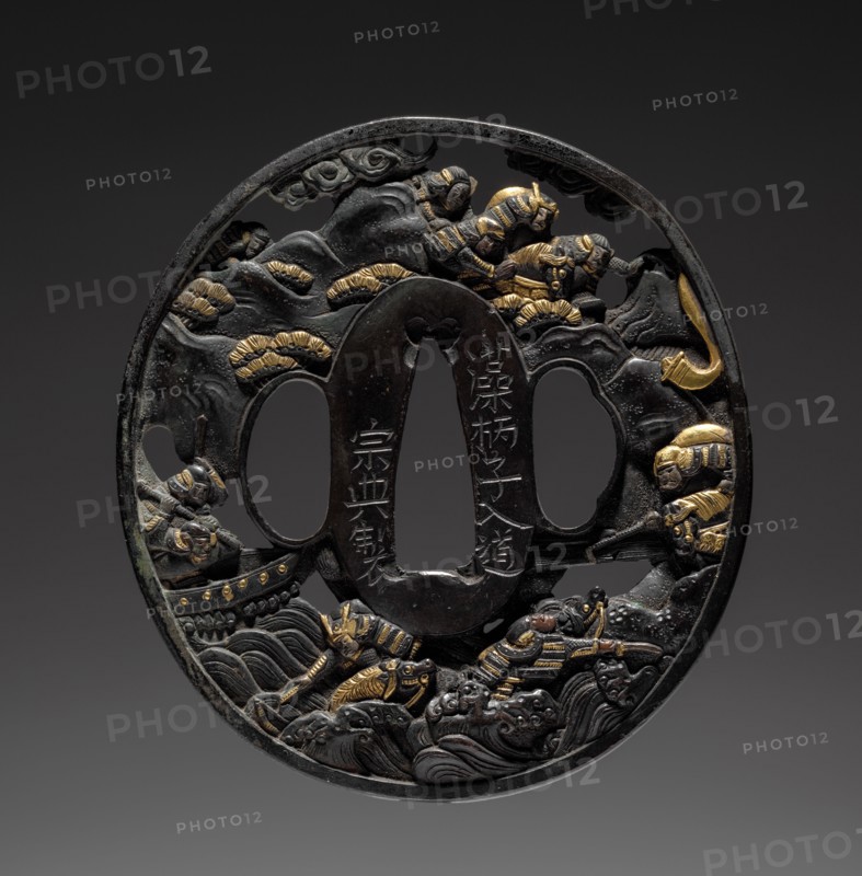 Sword Guard, mid 17th century. Japan, Edo Period (1615-1868). diameter: 7 cm (2 3/4 in.).