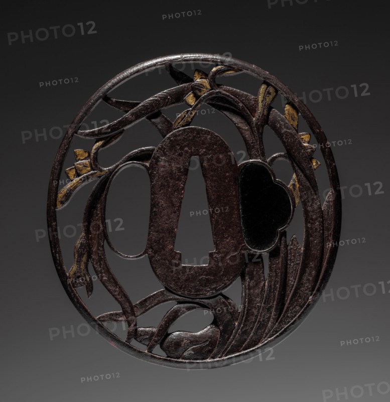 Sword Guard, 1615-1868. Japan, Choshu school, Edo period (1615-1868). Iron; diameter: 7.6 cm (3 in.).