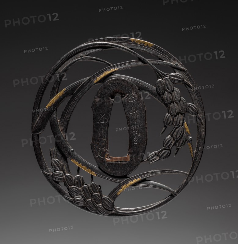 Sword Guard, early 19th century. Japan, Edo Period (1615-1868). Iron; diameter: 7 cm (2 3/4 in.).
