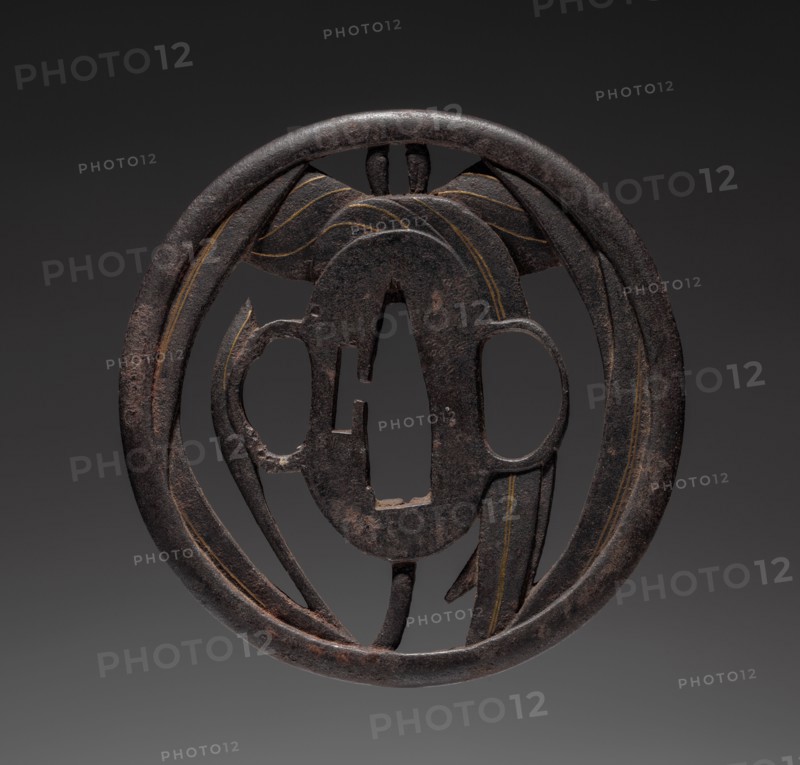 Sword Guard, 1615-1868. Japan, Chosu school, Edo period (1615-1868). Iron; diameter: 6.9 cm (2 11/16 in.).