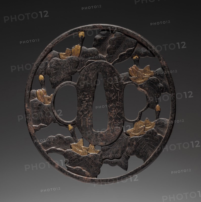 Sword Guard, mid 19th century. Japan, Choshu School, Edo period (1615-1868). Iron; diameter: 7.4 cm (2 15/16 in.).