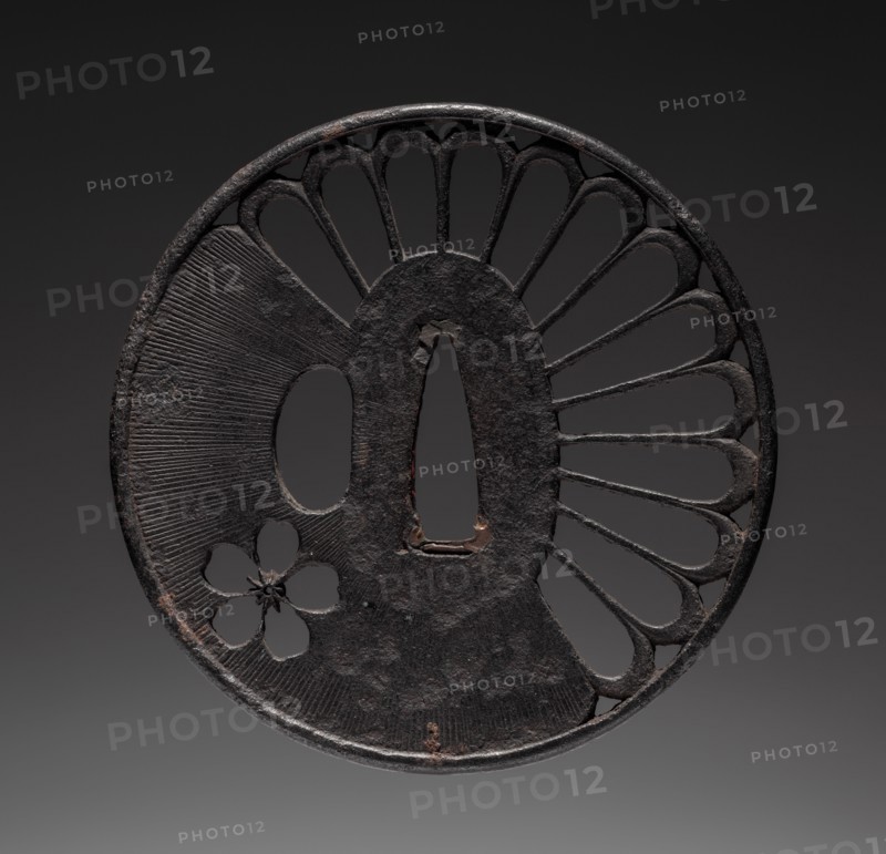 Sword Guard, 1615-1868. Japan, Edo period (1615-1868). Iron; diameter: 8 cm (3 1/8 in.).