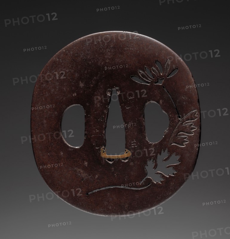 Sword Guard, early 19th century. Japan, Akao School, Edo period (1615-1868). average: 7 x 7.7 cm (2 3/4 x 3 1/16 in.).