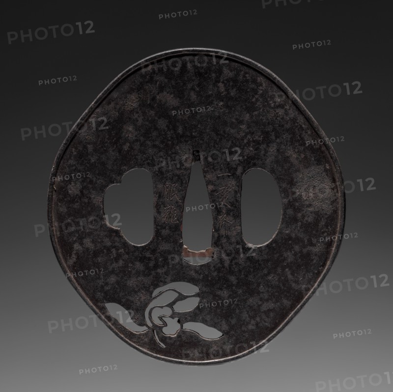 Sword Guard, early 19th century. Japan, Otsuki School, Edo period (1615-1868). Iron; average: 8 x 8.6 cm (3 1/8 x 3 3/8 in.).