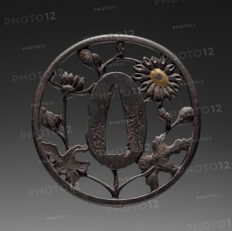 Sword Guard, late 18th century. Japan, Edo period (1615-1868). Iron; average: 7 x 6.7 cm (2 3/4 x 2 5/8 in.).