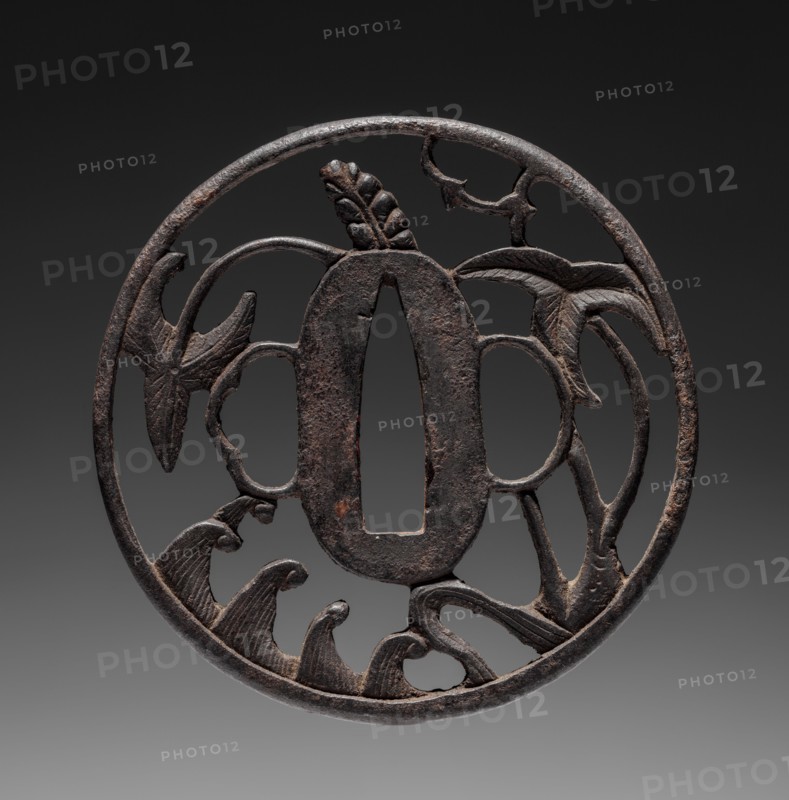 Sword Guard, c. 1800. Japan, Choshu school, Edo period (1615-1868). Iron; diameter: 7.7 cm (3 1/16 in.).