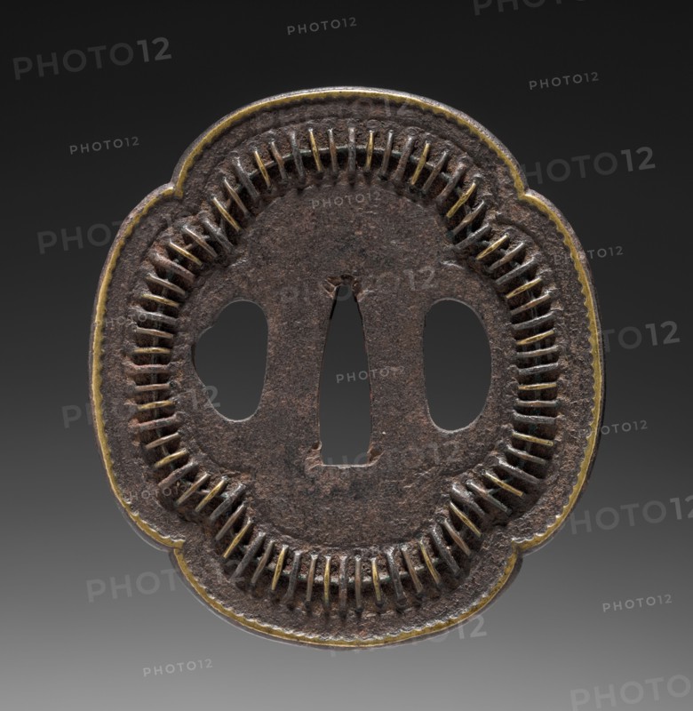 Sword Guard, 1615-1868. Japan, Edo Period (1615-1868). Iron; diameter: 8.4 cm (3 5/16 in.).