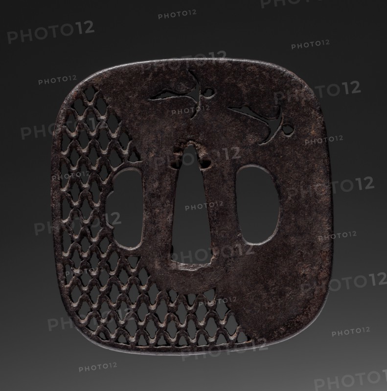 Sword Guard, 1615-1868. Japan, Edo period (1615-1868). Iron; average: 6.4 x 6.4 cm (2 1/2 x 2 1/2 in.).