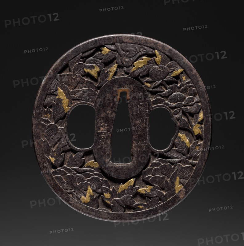 Sword Guard, early 19th century. Japan, Inshu School, Edo period (1615-1868). Iron