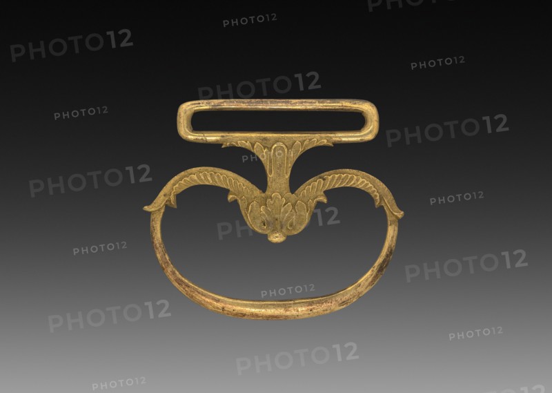 Bell Pull, late 1700s. France, late 18th century, style of Louis XVI. Gilt bronze; overall: 7 x 8.3 cm (2 3/4 x 3 1/4 in.).
