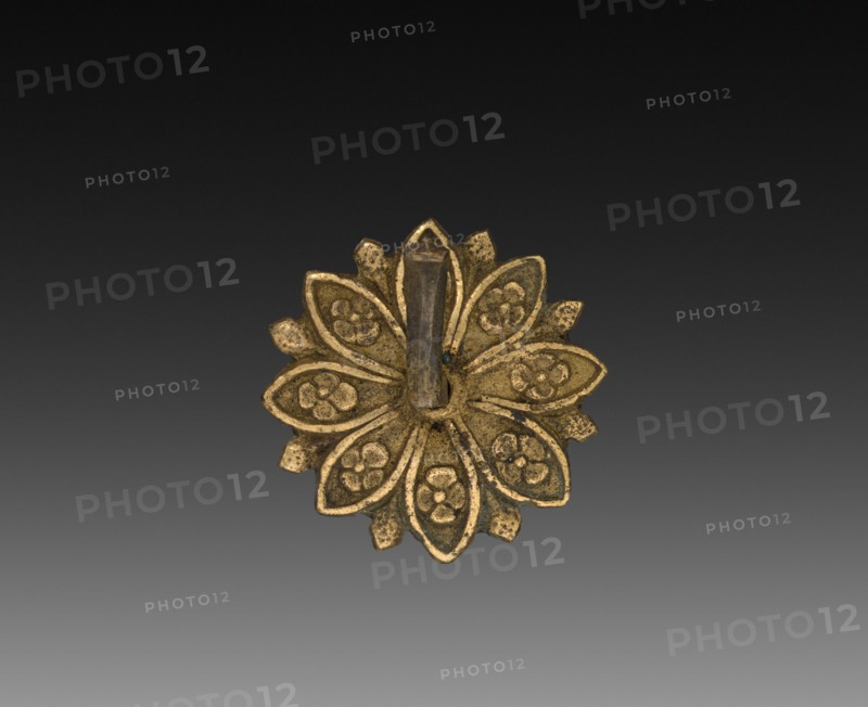 Ornamental Hook, 1775-1799. France, 18th century, Period of Louis XVI. Gilt bronze; diameter: 3.5 cm (1 3/8 in.).