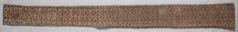 Velvet Band, 1500s-1600s. Italy, 16th-17th century. Velvet (cut and uncut); silk and metal thread; overall: 92.7 x 9.8 cm (36 1/2 x 3 7/8 in.).