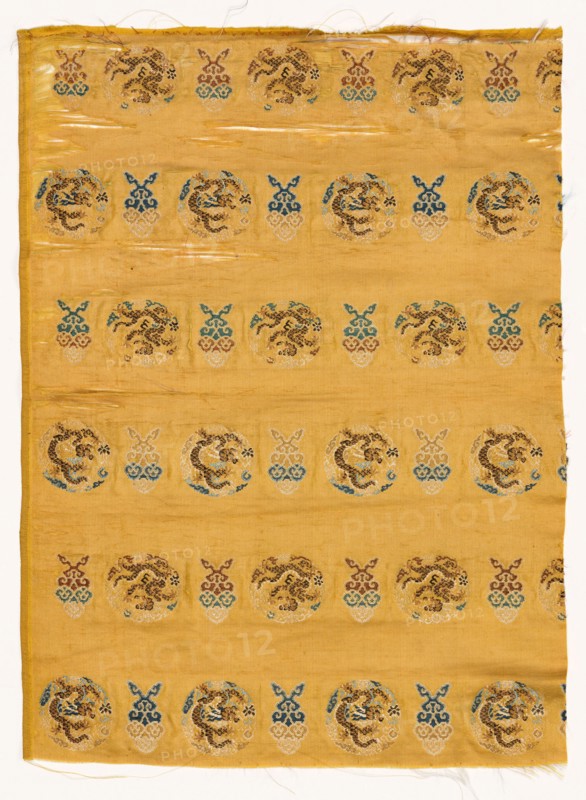 Fragment, 1700 - 1720. China, early 18th century. Silk; overall: 48.3 x 35.2 cm (19 x 13 7/8 in.)